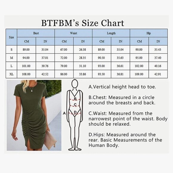 green short sleeve mini dress - Picture 3 of 4